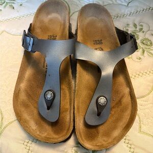 Birkenstock grey Sandals size 7-7.5
